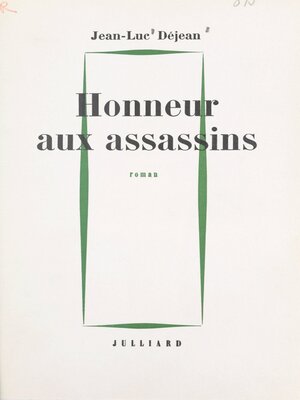 cover image of Honneur aux assassins